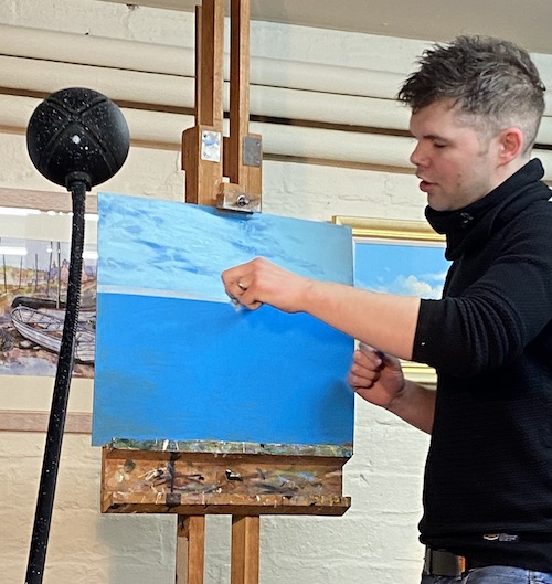 Acrylic Demonstration – Erik Petrie – Dunfermline Art Club